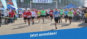 Teilnehmer beim Start zum Thüringer Wald Firmenlauf - Jetzt anmelden