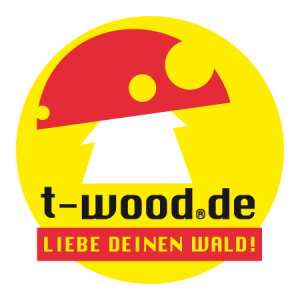 Logo t-wood.de Liebe deinen Wald