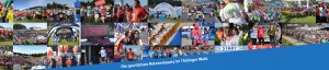 Bildkollage mit Impressionen vom Thüringer Wald Firmenlauf 2015 in der DKB-Ski-Arena Oberhof - Die sportlichste Netzwerkparty im Thüringer Wald