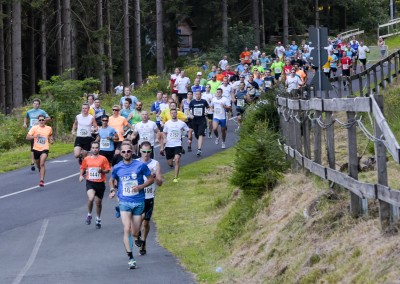 Läufer beim Thüringer Wald Firmenlauf 2016 auf der Strecke
