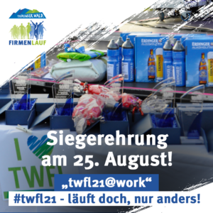 Einladung zur Siegerehrung - Thüringer Wald Firmenlauf 2021 in Oberhof