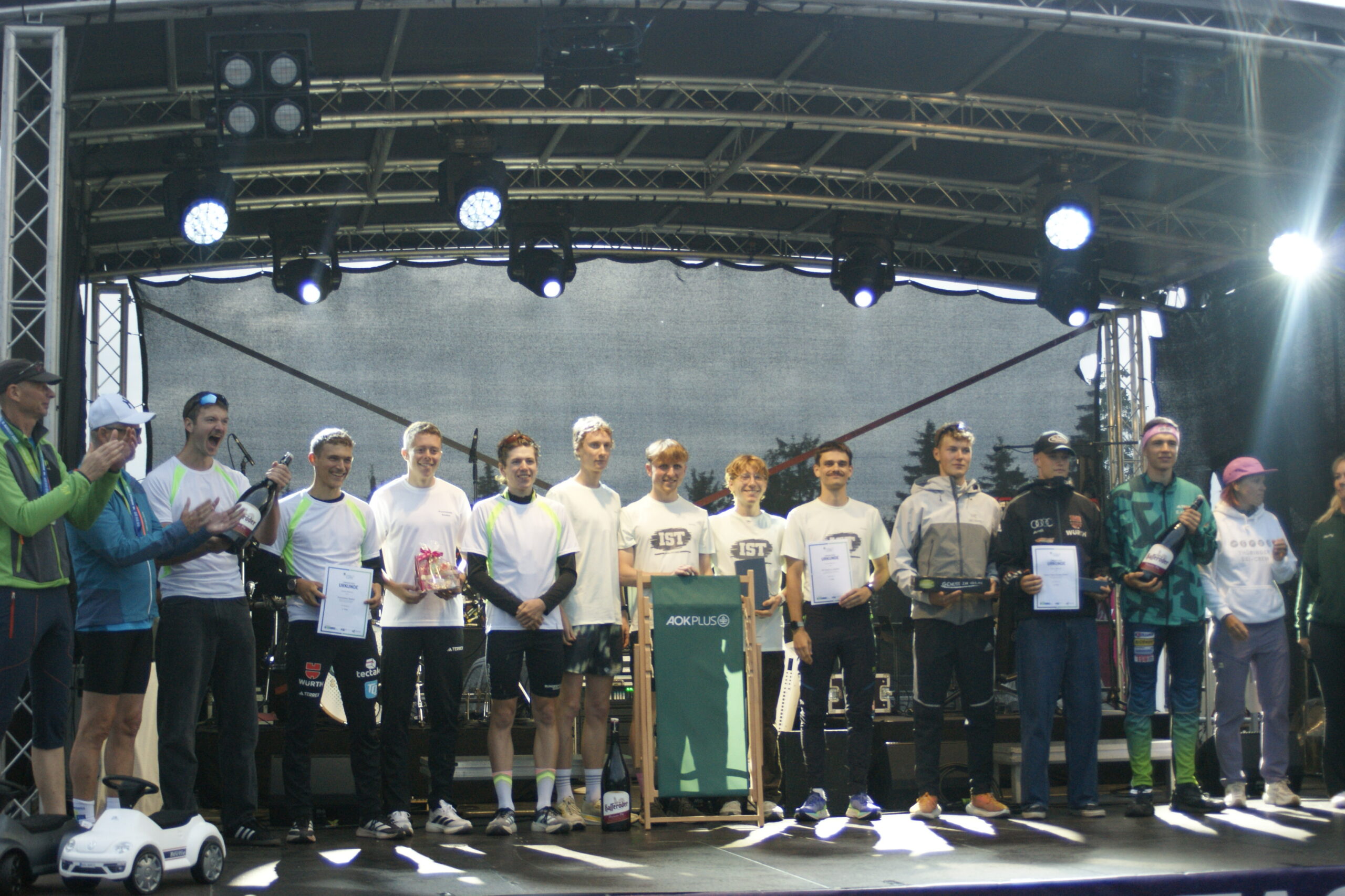 Bilder Siegerehrungen Firmenlauf Thüringens Süden 2023